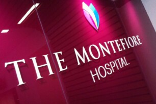 Montefiore Hospital Sign