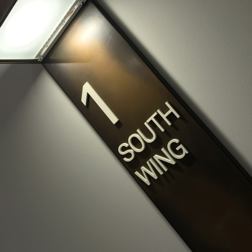 BIM Model sign of the South Wing