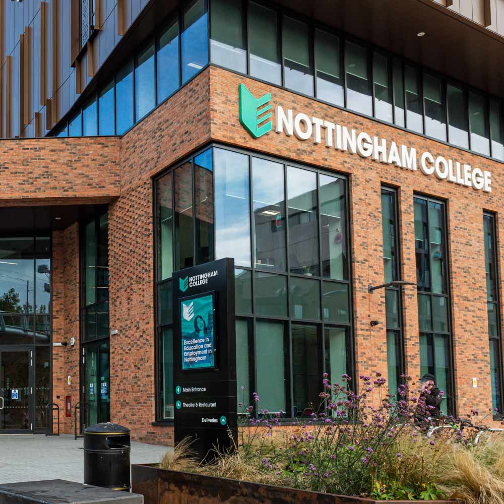 Nottingham College External Sign