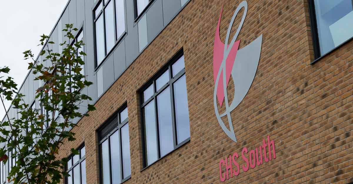 Chorlton High School External Sign