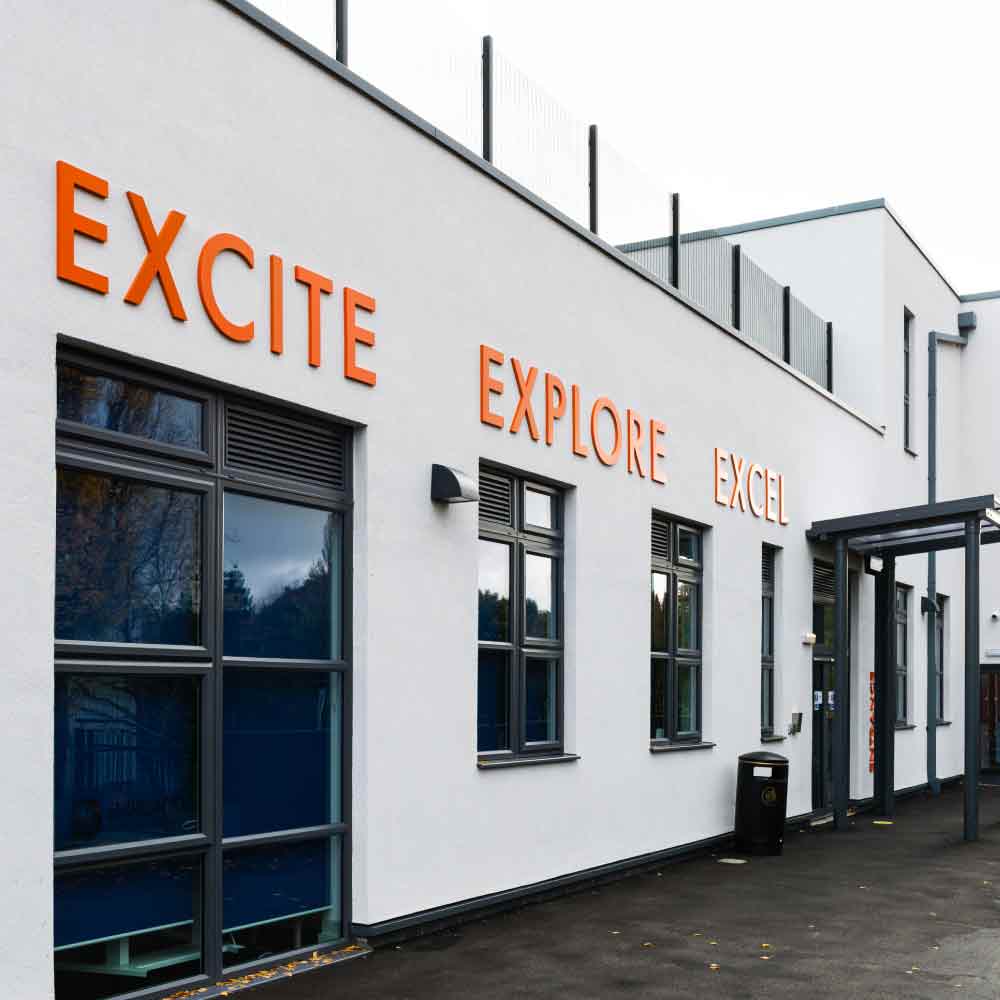Shireland Technology Primary School External Cut Letters Sign
