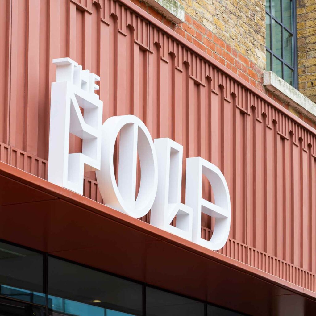 The Fold External Sign