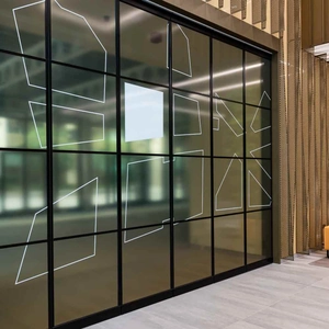 Glazed office partitions carrying glass manifestation at 11 and 12 Wellington Place