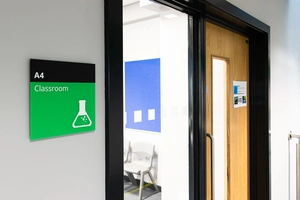Northstowe High School Classroom Sign