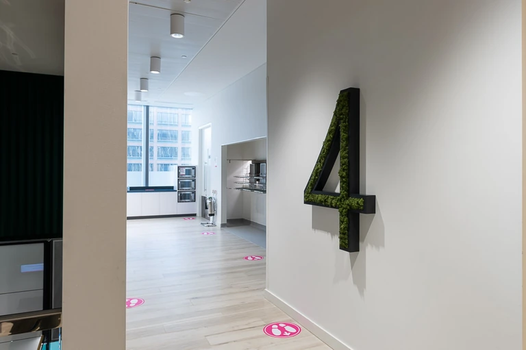 Societe General Living Wall Sign