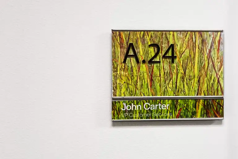 Double Folio Door Sign