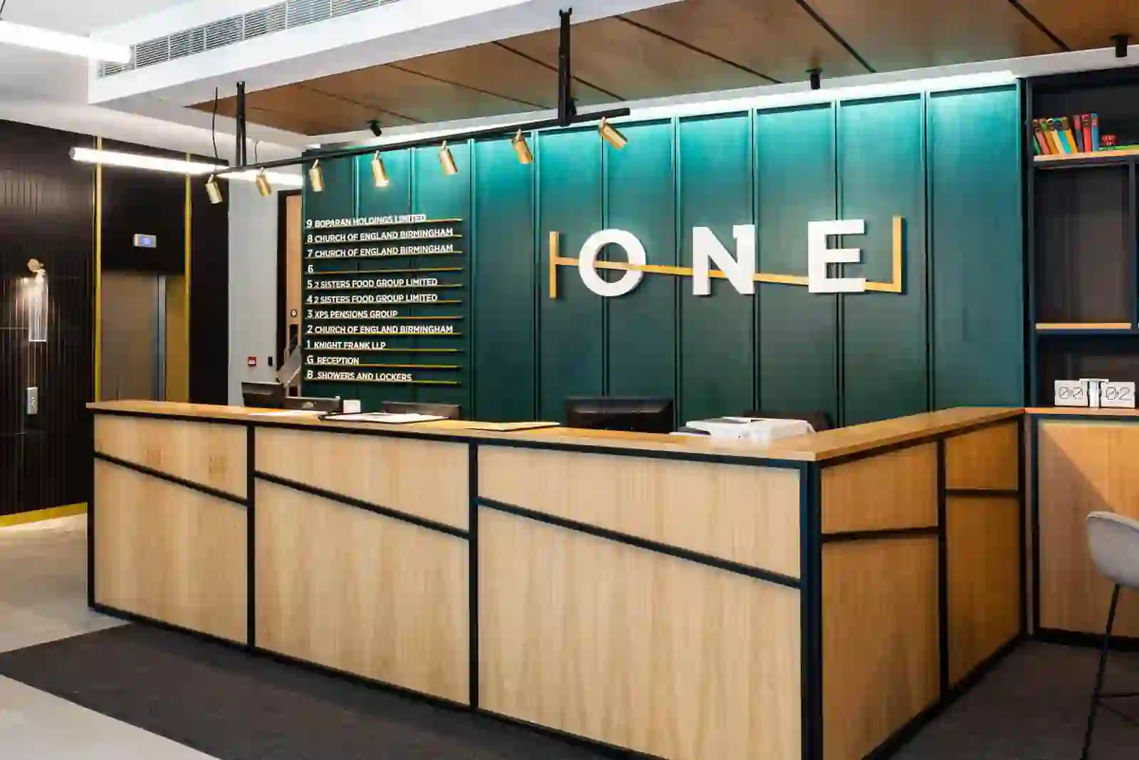 One Colemore Row Reception Desk