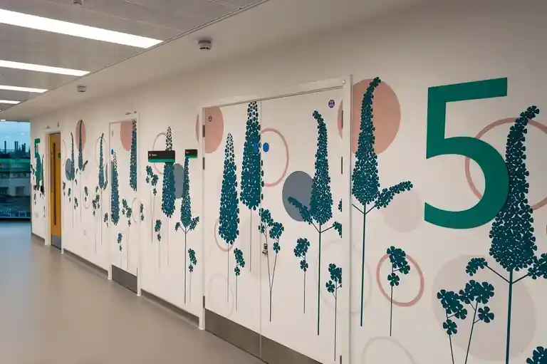 UCLH Phase 5 Internal Wall Graphics